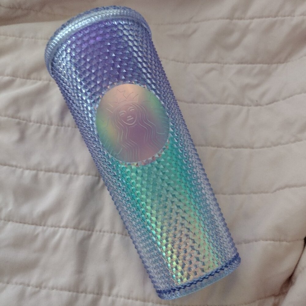 Starbucks Mermaid Iridescent Studded Tumbler Cup — NO STRAW